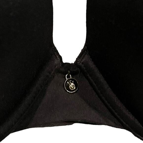 Victoria’s Secret Lined Demi black bra size 34DD - Picture 2 of 5